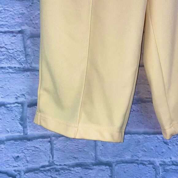 Blair pull on capris w/elastic waistband yellow sz 10 petite - Picture 2 of 5